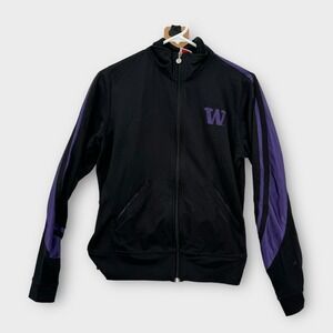 Vintage Nike UW Washington Huskies Full Zip‎ Track Jacket Youth Medium Team Wear